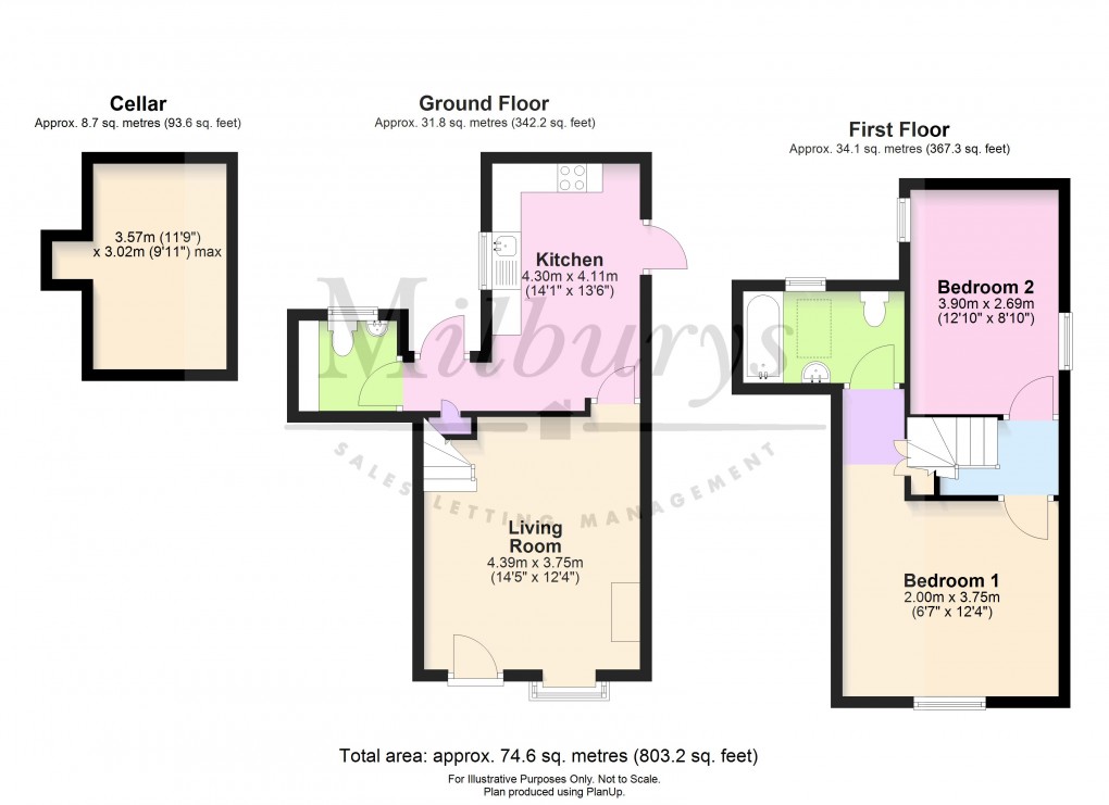 Floorplan for Haw Street, Wotton-under-Edge, Gloucestershire