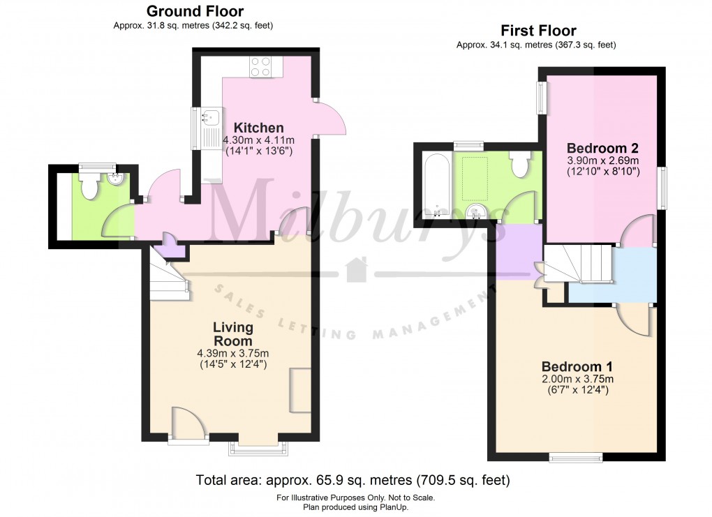 Floorplan for Haw Street, Wotton-under-Edge, Gloucestershire