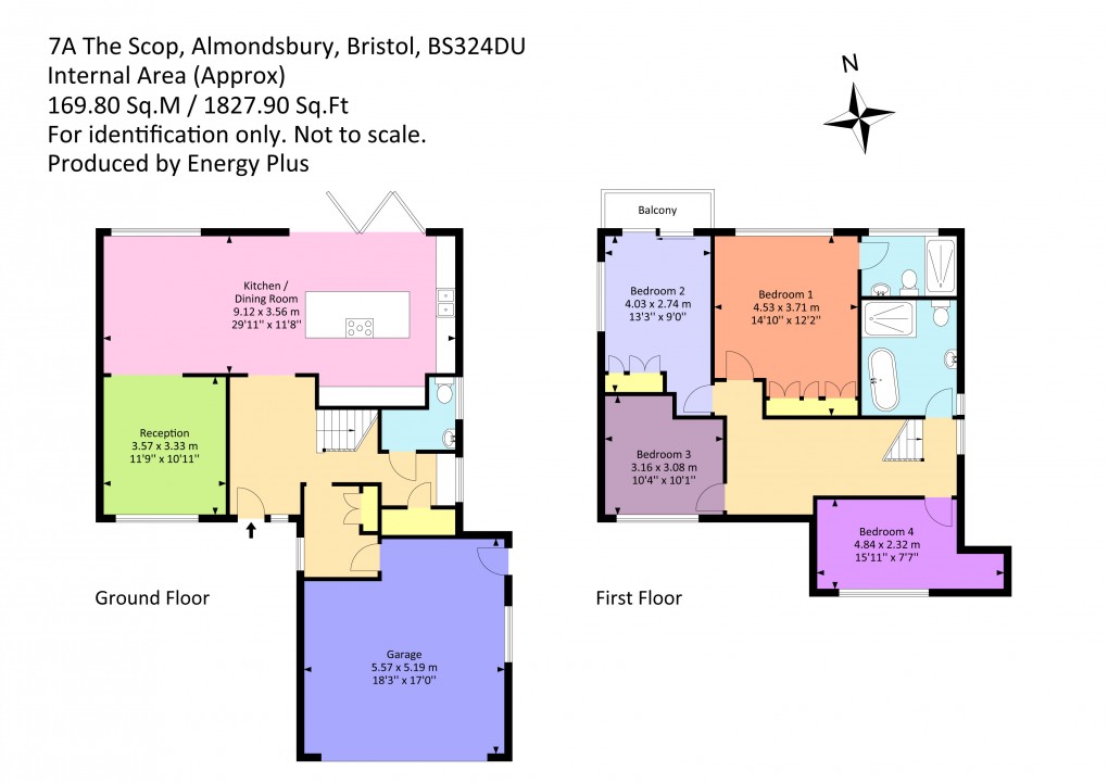 Floorplan for Lower Almondsbury, South Gloucestershire, Almondsbury