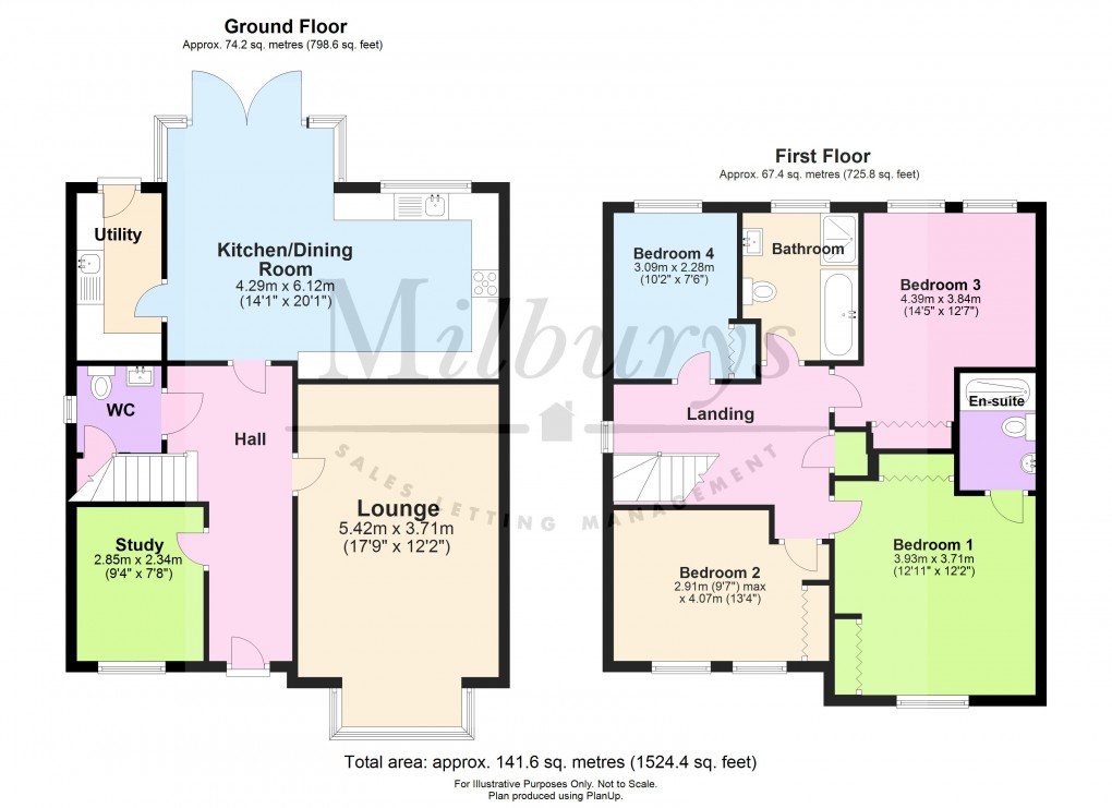 Floorplan for Crossman Way, Yate, South Gloucestershire
