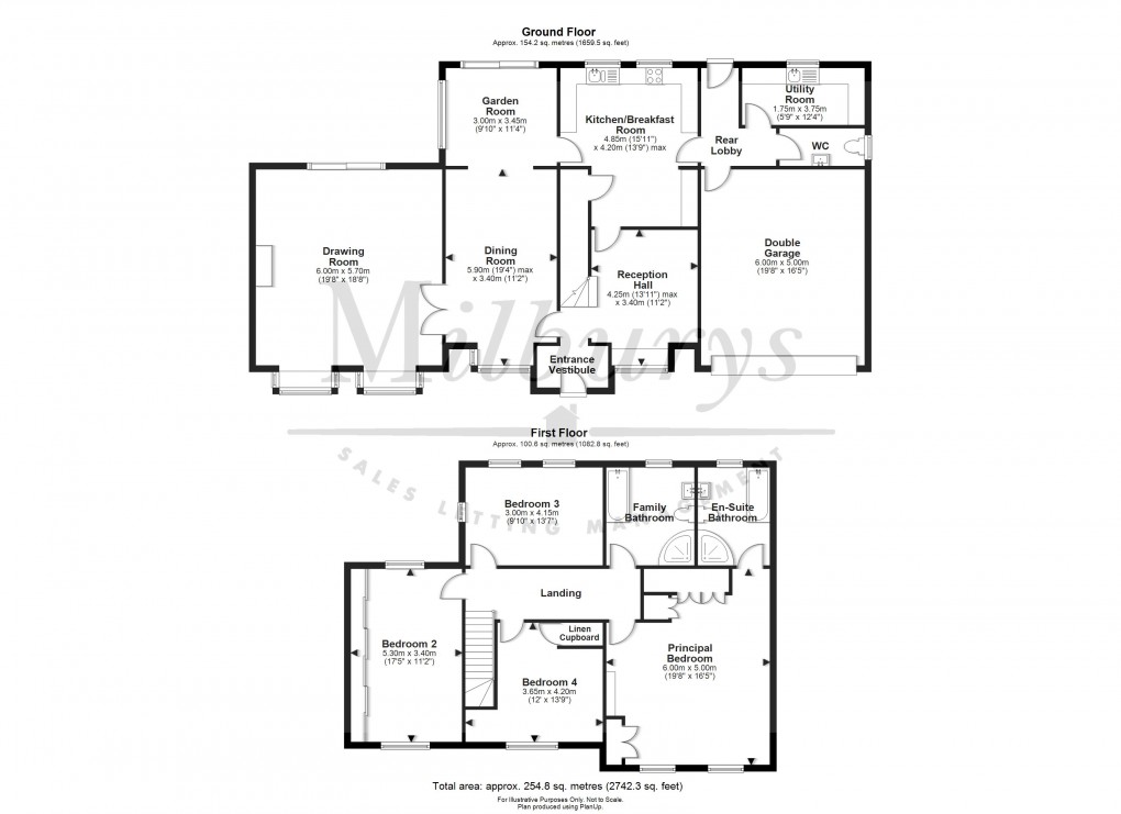 Floorplan for Gloucester Road, Rudgeway, South Gloucestershire