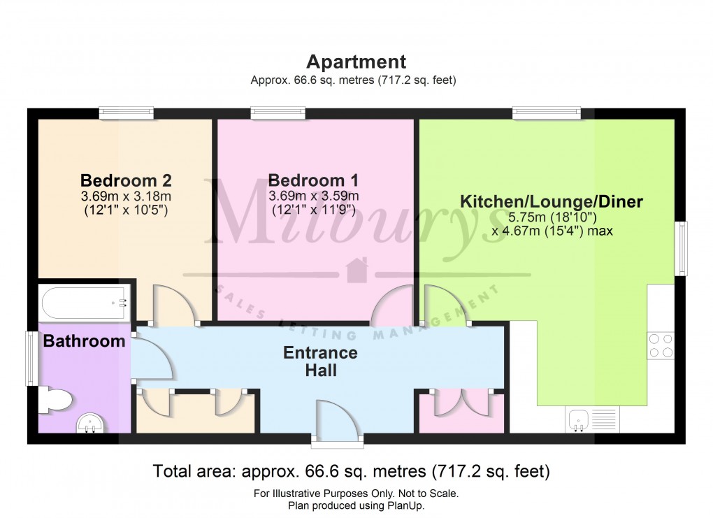 Floorplan for Scythe Way, Thornbury, South Gloucestershire
