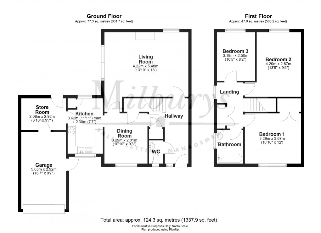 Floorplan for Thornbury, South Gloucestershire