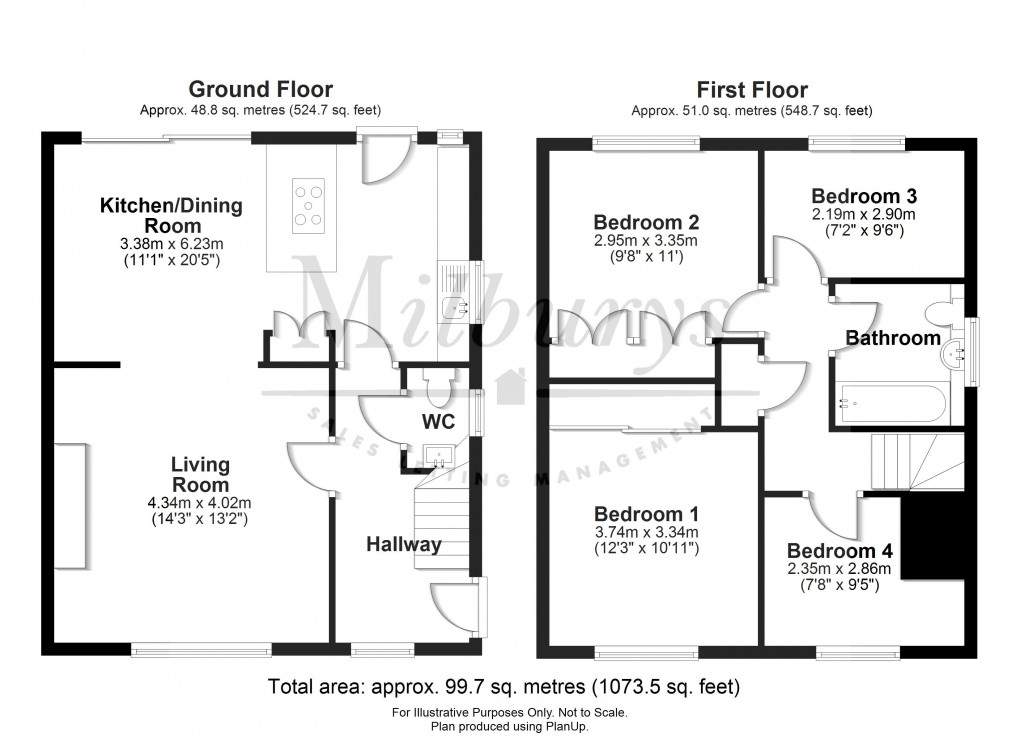 Floorplan for Thornbury, South Gloucestershire