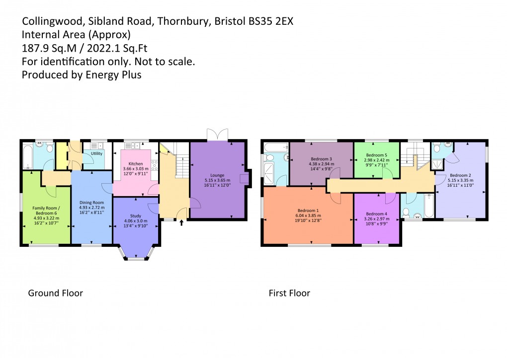 Floorplan for Sibland, Thornbury, South Gloucestershire
