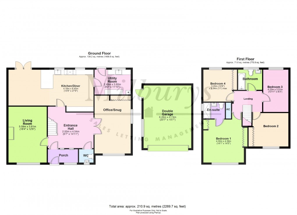 Floorplan for Maypole Close, Hawkesbury Upton, South Gloucestershire