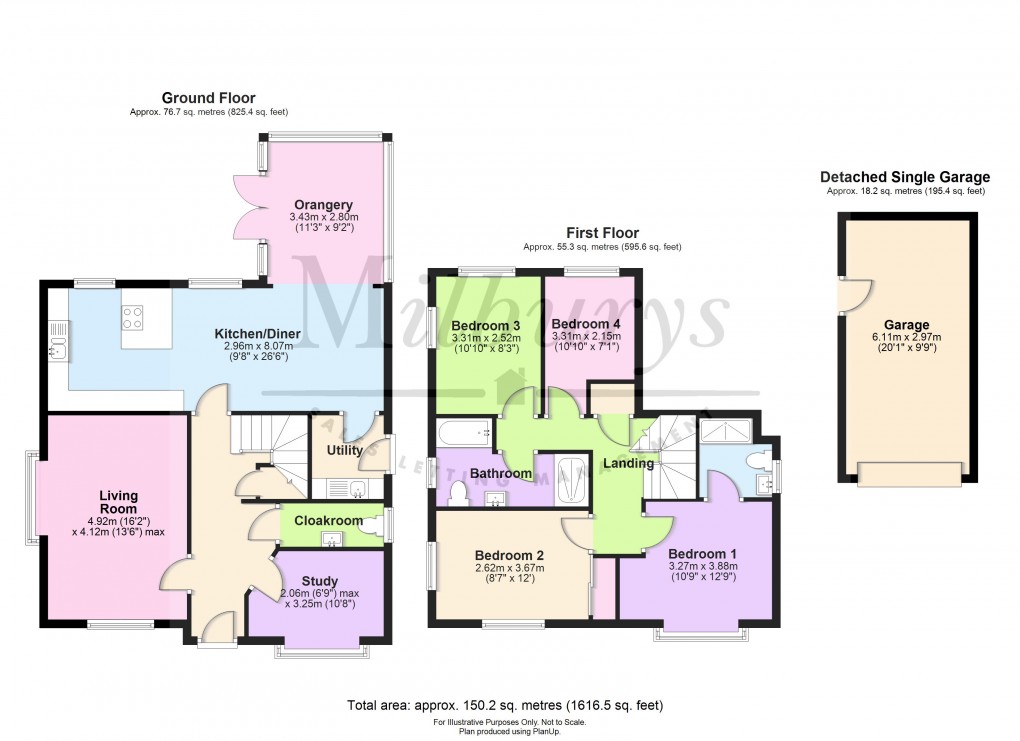 Floorplan for Quarry Bank, Chipping Sodbury, South Gloucestershire