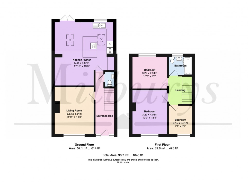 Floorplan for Stanshawe Crescent, Yate, South Gloucestershire