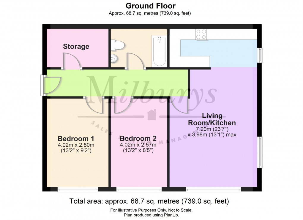Floorplan for High Street, Wotton-under-Edge, Gloucestershire