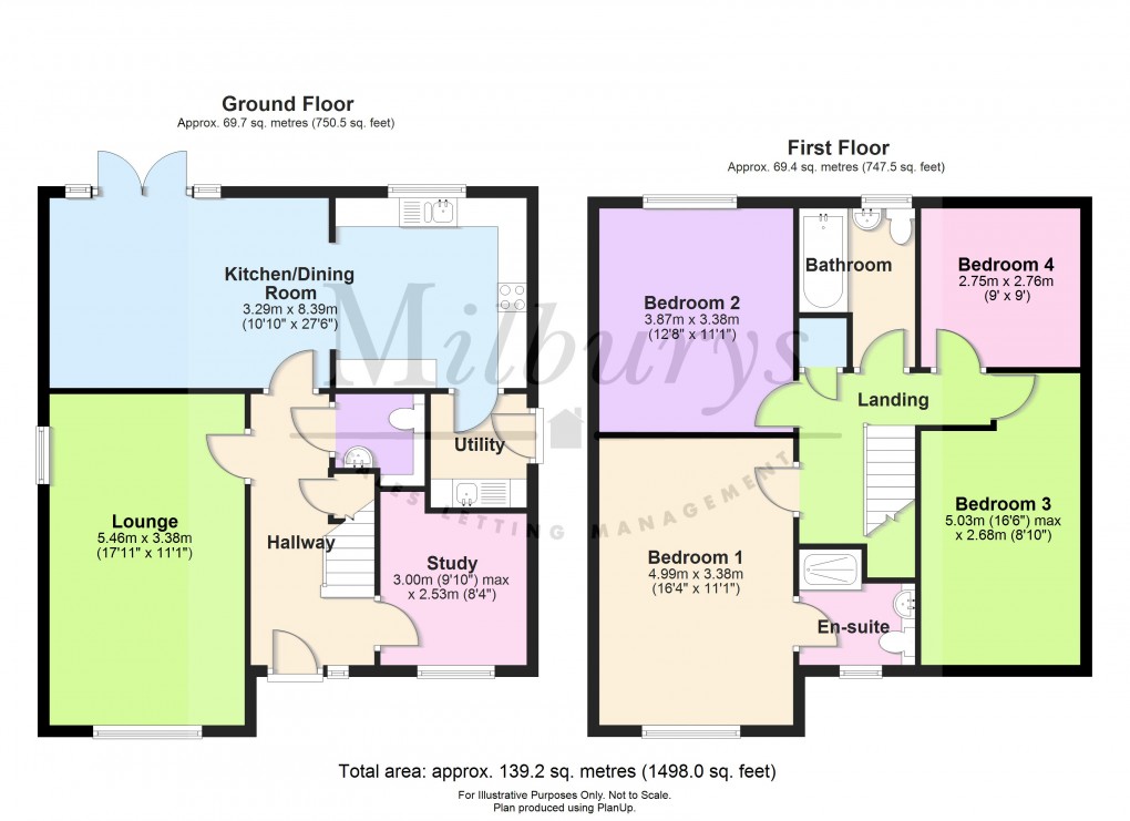 Floorplan for Dowsell Way, Yate, South Gloucestershire