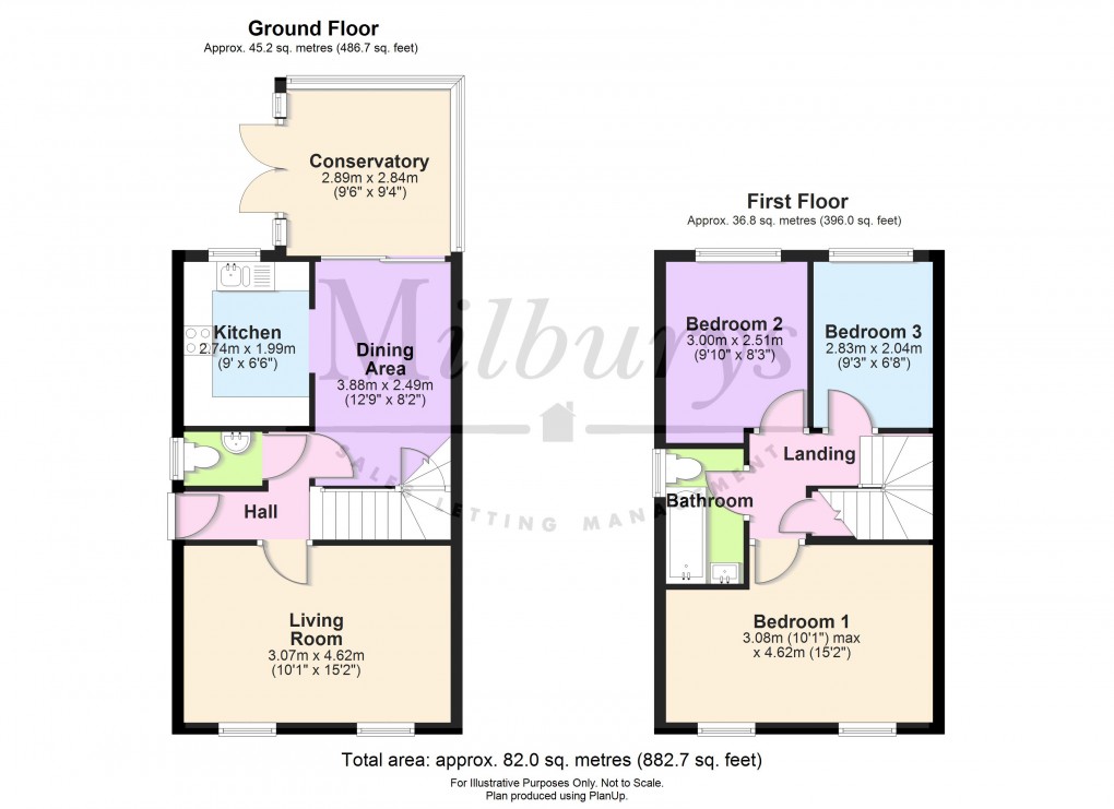 Floorplan for Long Mead, Yate, South Gloucestershire