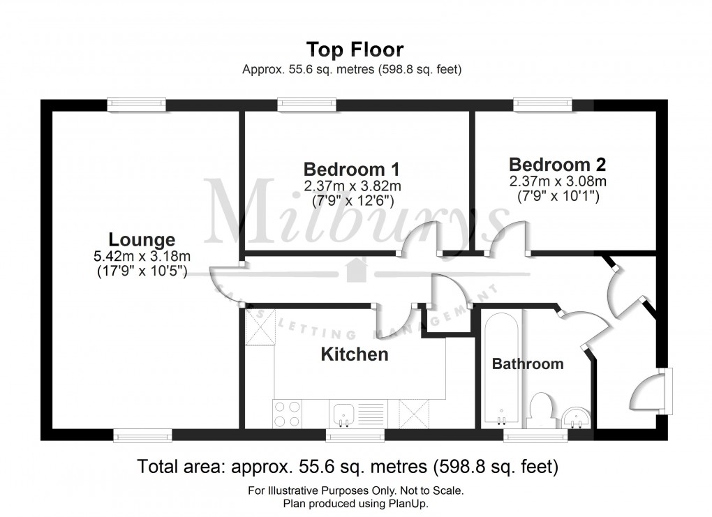 Floorplan for Thornbury, South Gloucestershire