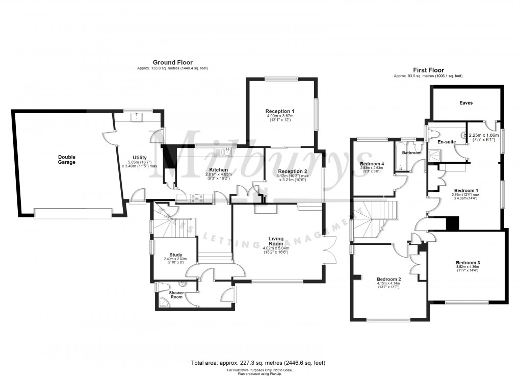 Floorplan for Wotton Crescent, Wotton-under-Edge, Gloucestershire
