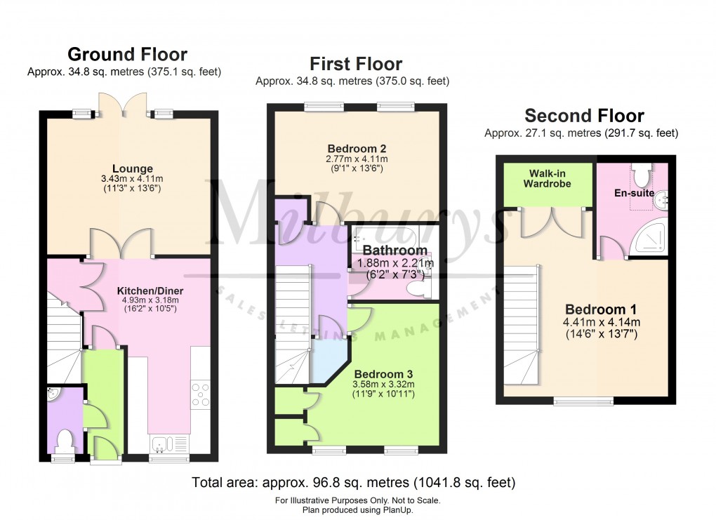Floorplan for Barnhill Road, Chipping Sodbury, South Gloucestershire