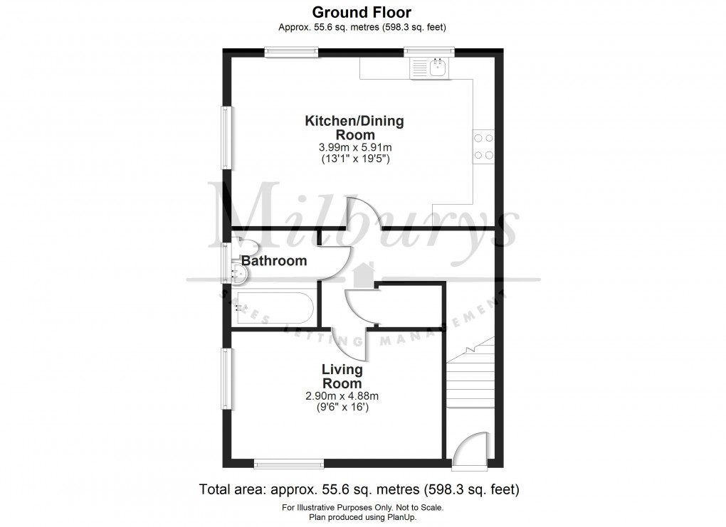 Floorplan for Thornbury, South Gloucestershire