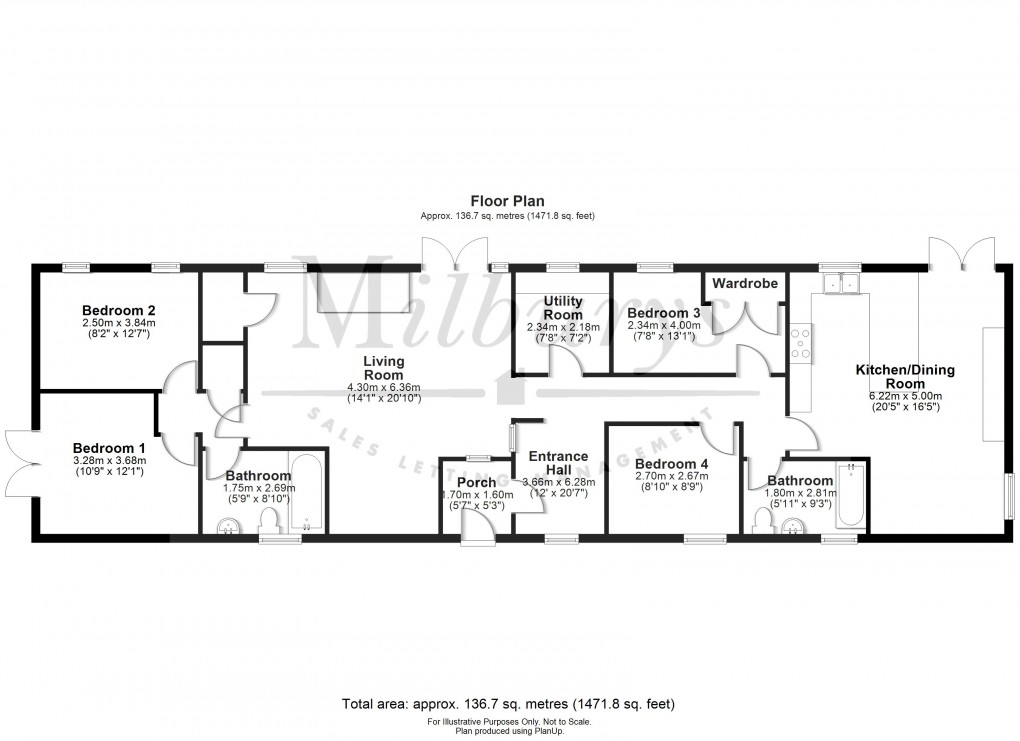 Floorplan for Eastwood Park, Falfield, South Gloucestershire