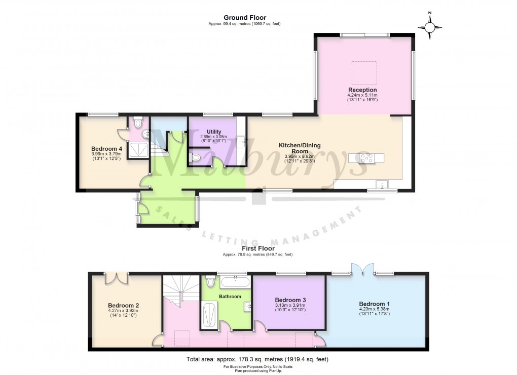 Floorplan for Camp Road, Oldbury-on-Severn, South Gloucestershire