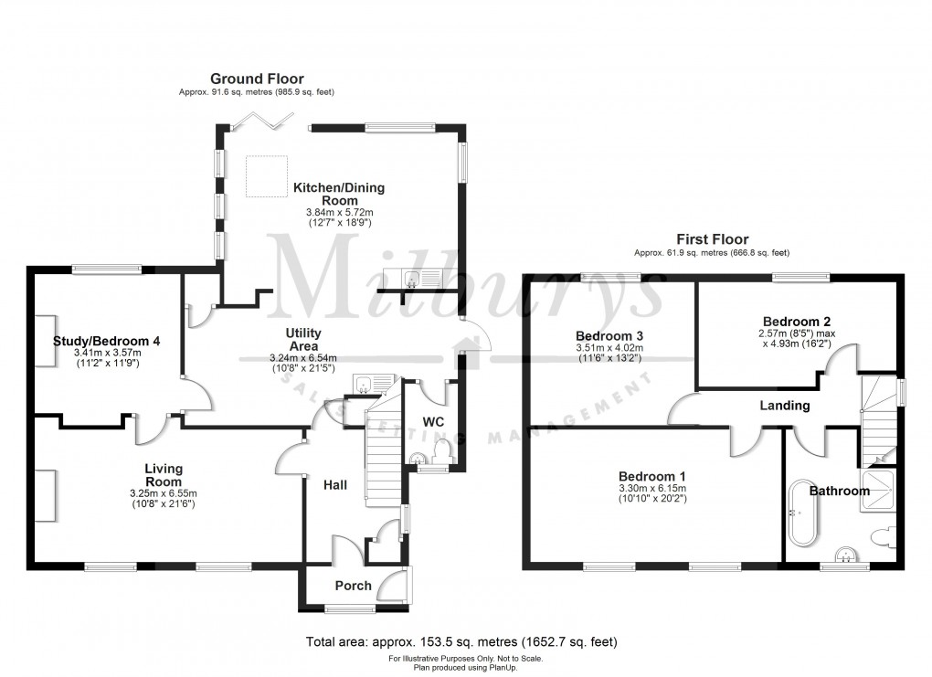 Floorplan for Old Gloucester Road, Thornbury, South Gloucestershire