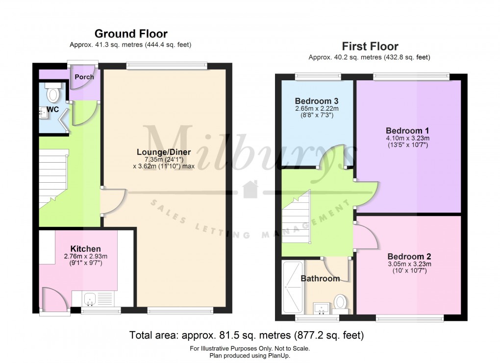 Floorplan for Yate, South Gloucestershire