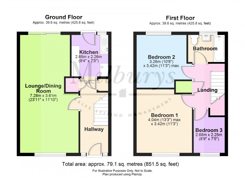 Floorplan for Witcombe, Yate, South Gloucestershire