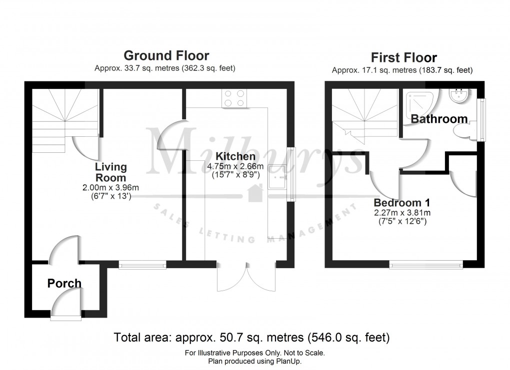 Floorplan for Thornbury, South Gloucestershire