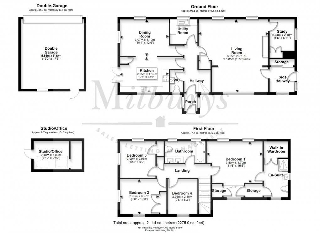 Floorplan for Moorslade Lane, Falfield, South Gloucestershire