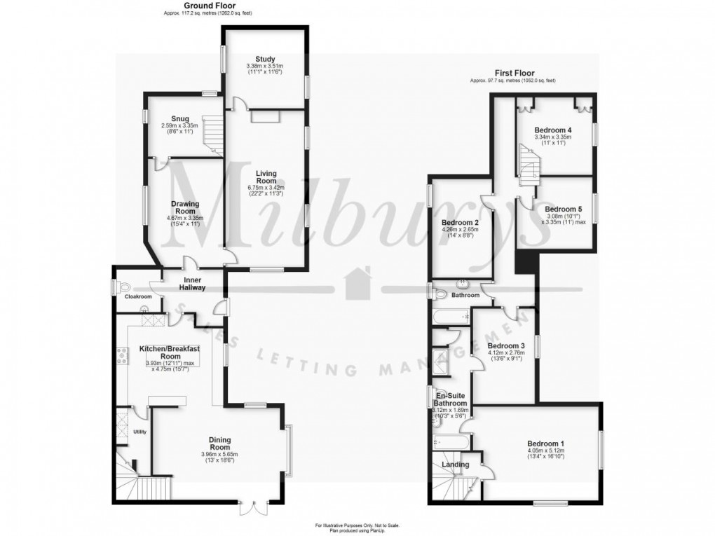 Floorplan for Thornbury, South Gloucestershire