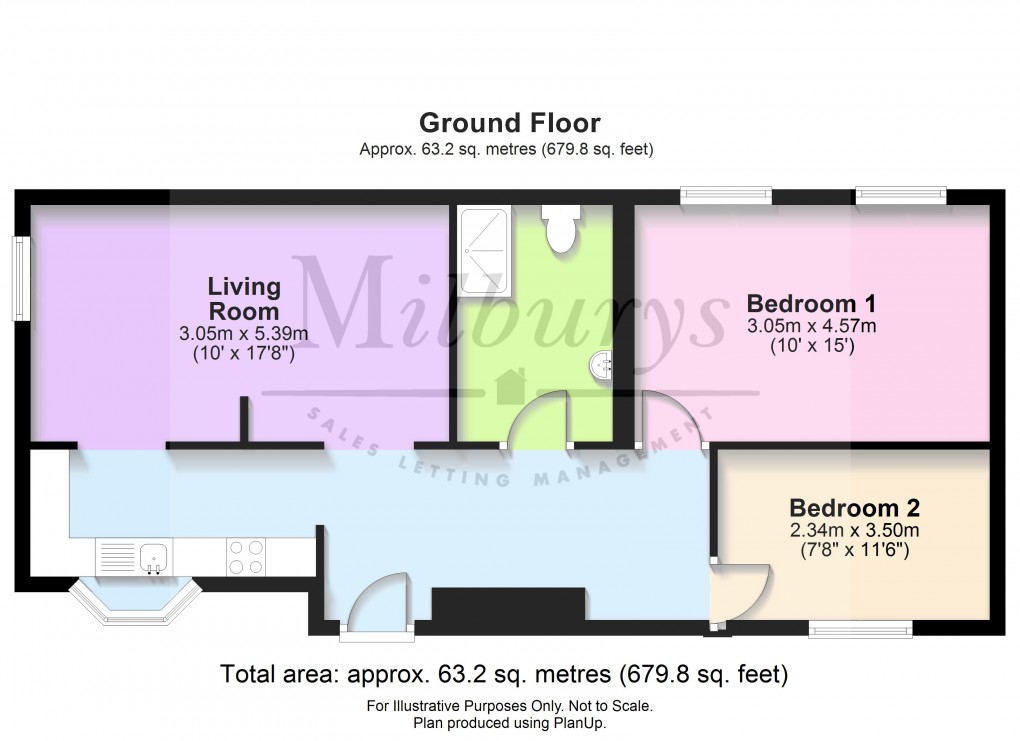Floorplan for Bradley Street, Wotton-under-Edge, Gloucestershire