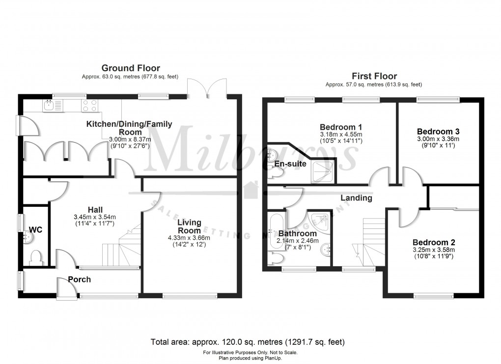 Floorplan for Jubilee Drive, Thornbury