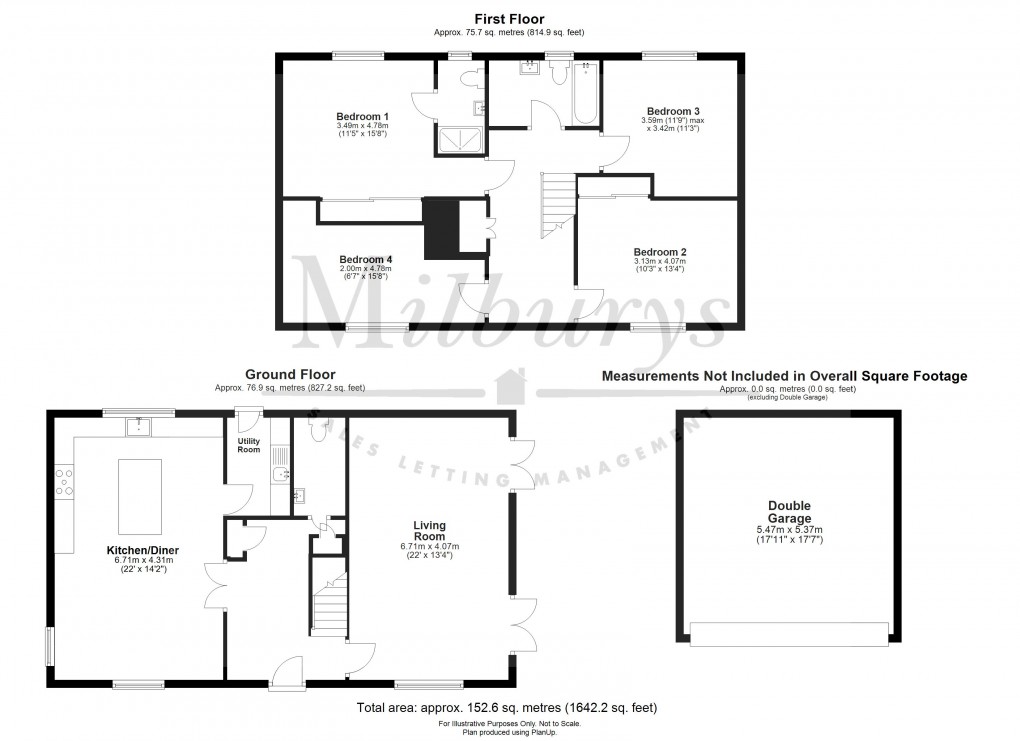 Floorplan for The Burltons, Cromhall, South Gloucestershire