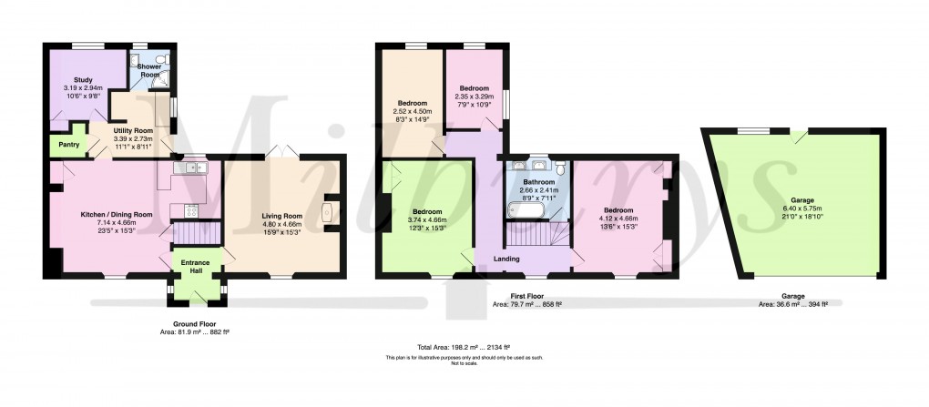 Floorplan for High Street, Hawkesbury Upton, South Gloucestershire