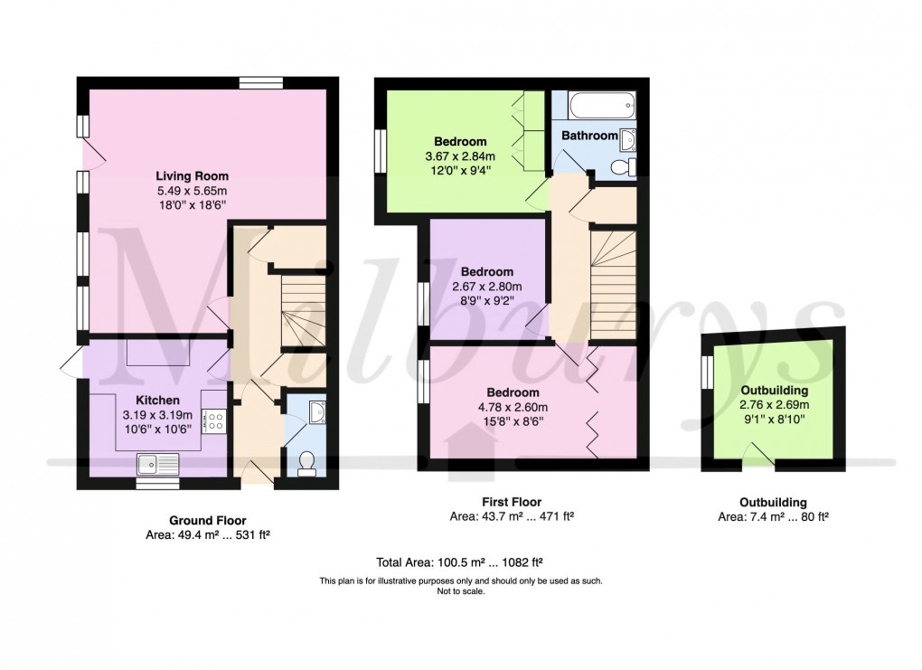 Floorplan for High Street, Chipping Sodbury, South Gloucestershire