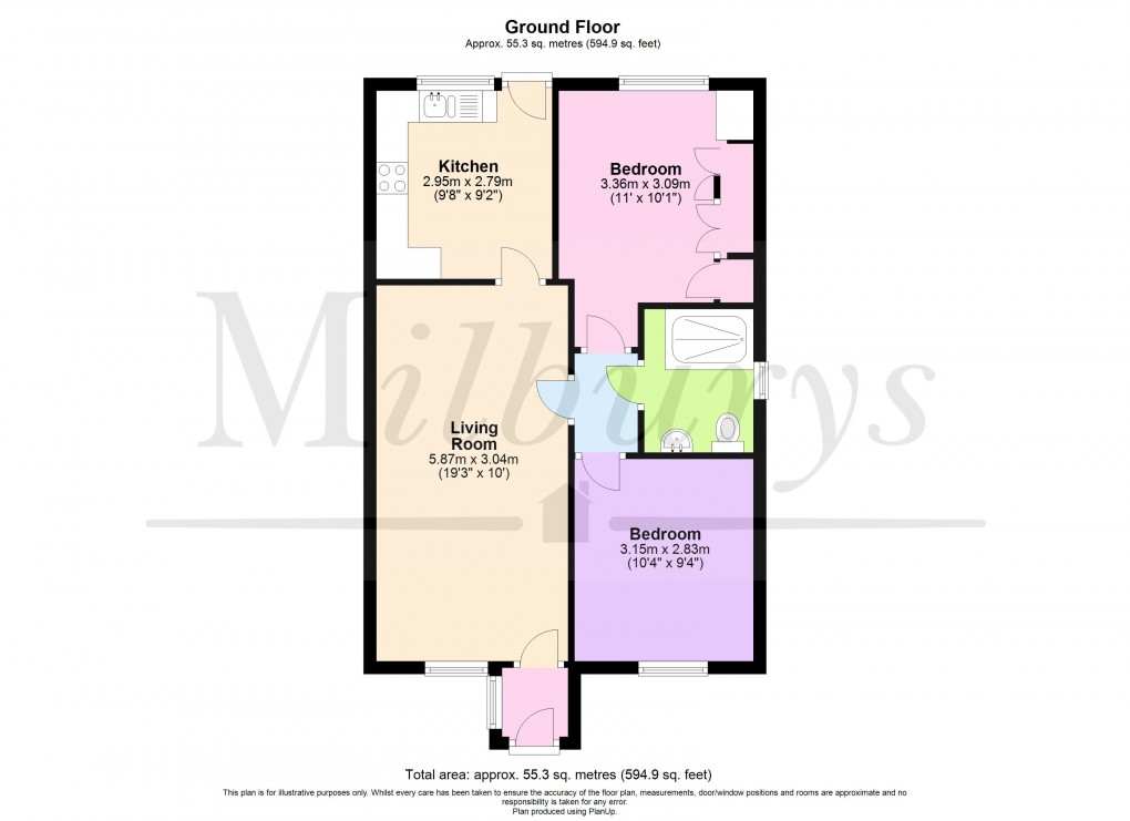 Floorplan for Chipping Sodbury, South Gloucestershire