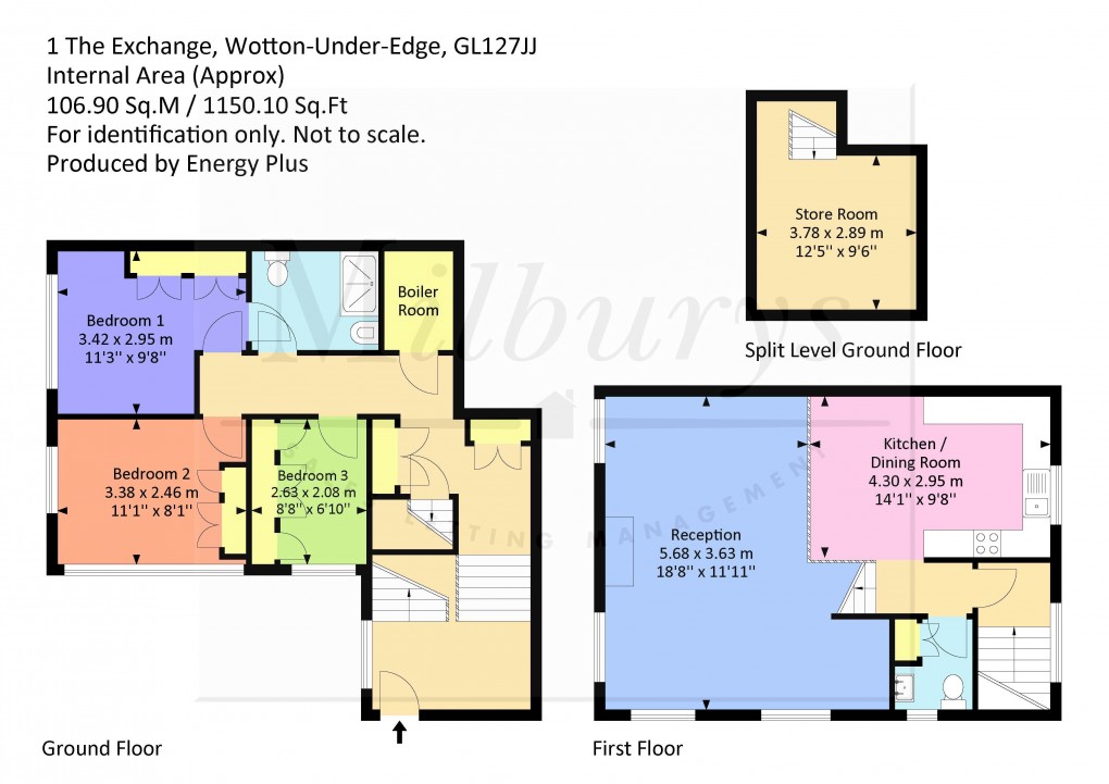 Floorplan for Ludgate Hill, Wotton-under-Edge, Gloucestershire