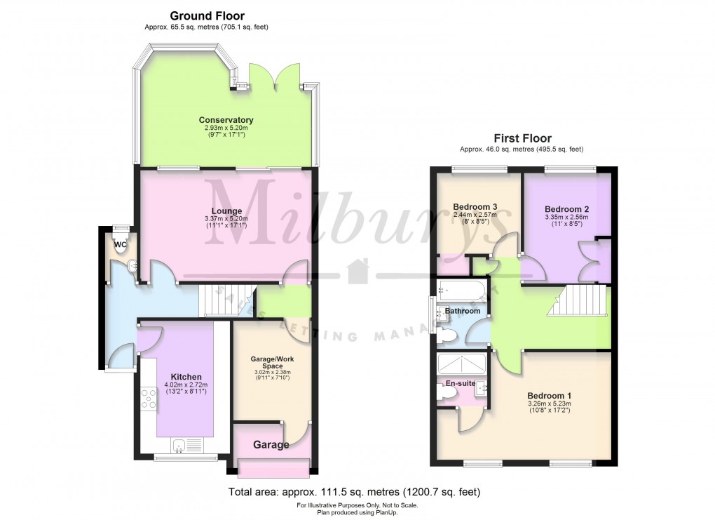 Floorplan for Lancaster Road, Yate, South Gloucestershire
