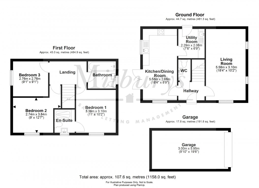 Floorplan for Jenkinson Way, Falfield, South Gloucestershire