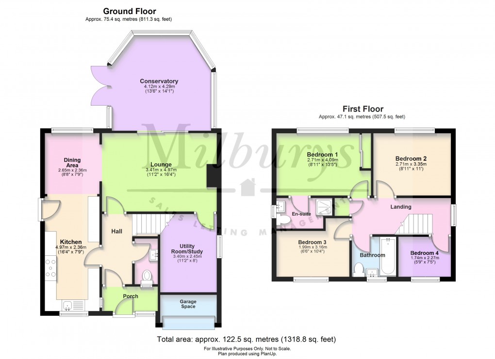 Floorplan for Long Croft, Yate, South Gloucestershire