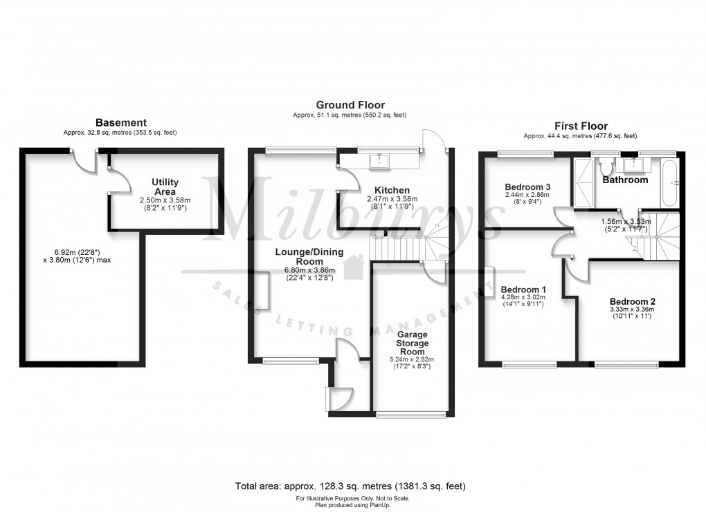 Floorplan for Court Meadow, Wotton-under-Edge, Gloucestershire