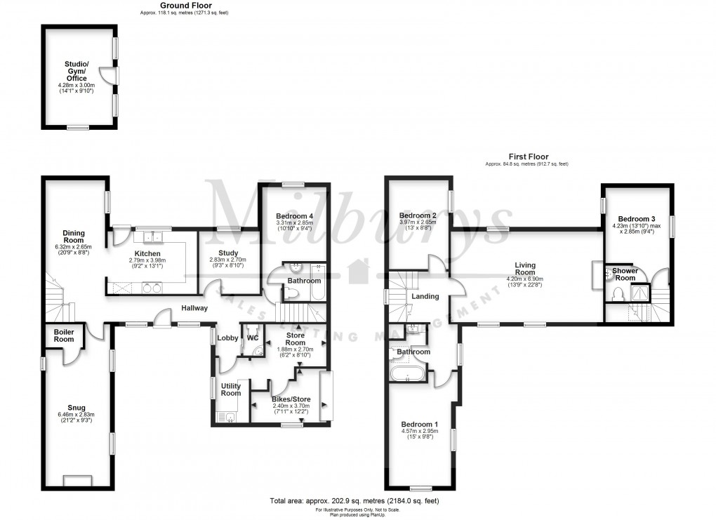 Floorplan for Almondsbury, South Gloucestershire