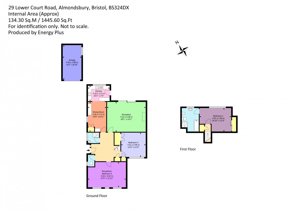 Floorplan for Lower Court Road, Lower Almondsbury, South Gloucestershire