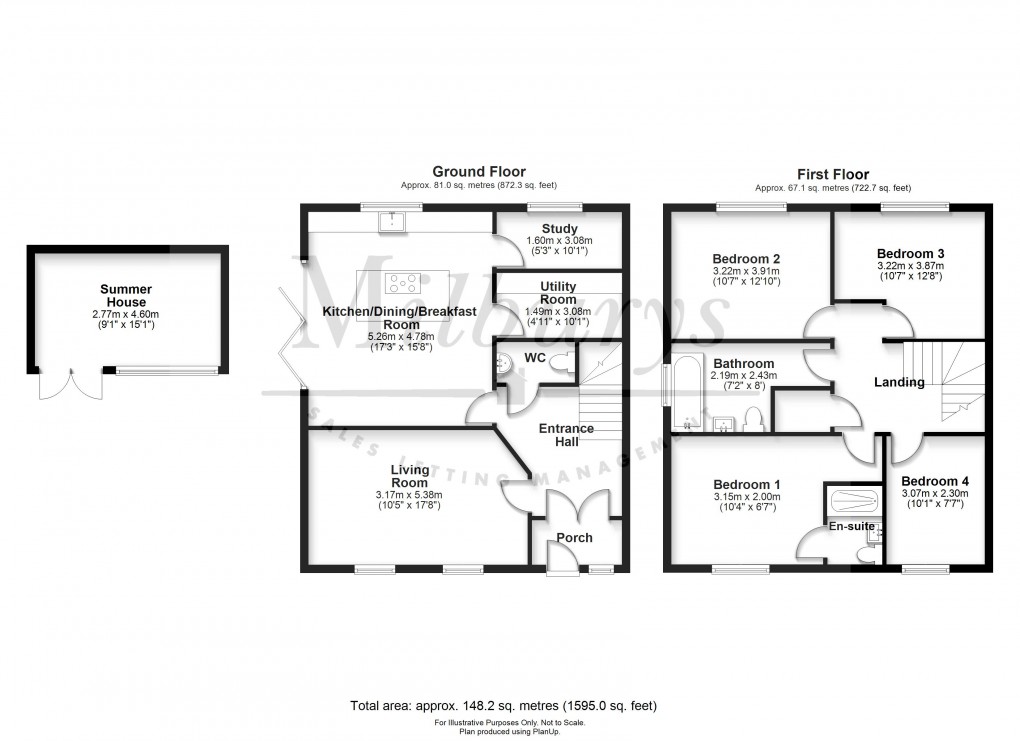 Floorplan for The Slad, Thornbury, South Gloucestershire
