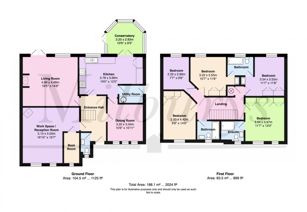 Floorplan for Blackberry Drive, Frampton Cotterell, South Gloucestershire