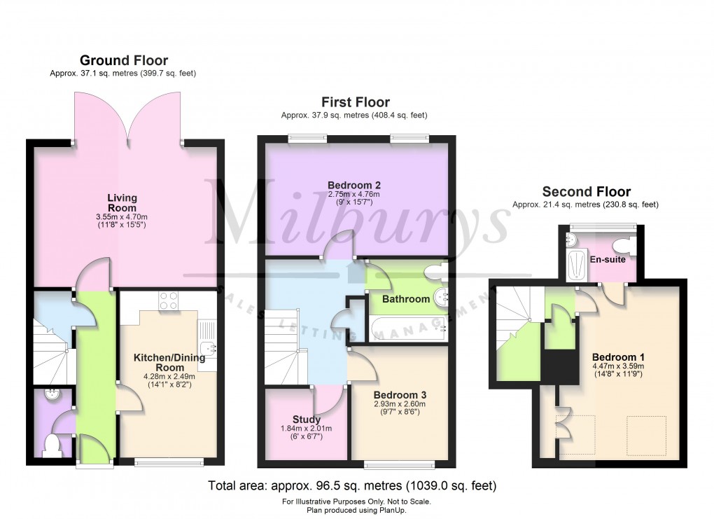 Floorplan for Britannia Mews, Wotton-under-Edge, Gloucestershire