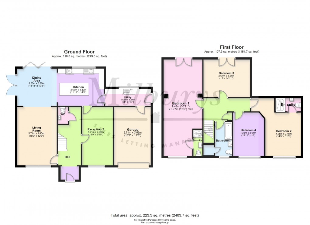 Floorplan for Bagstone Road, Bagstone, South Gloucestershire