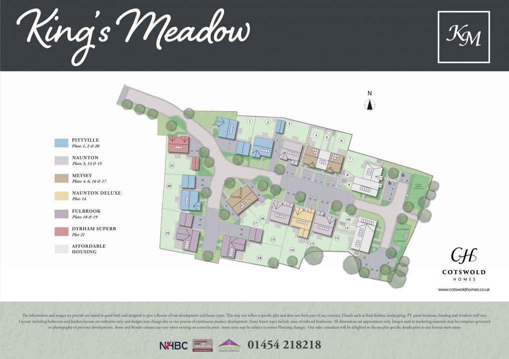 Floorplan for Glebe Meadows, Falfield, South Gloucestershire