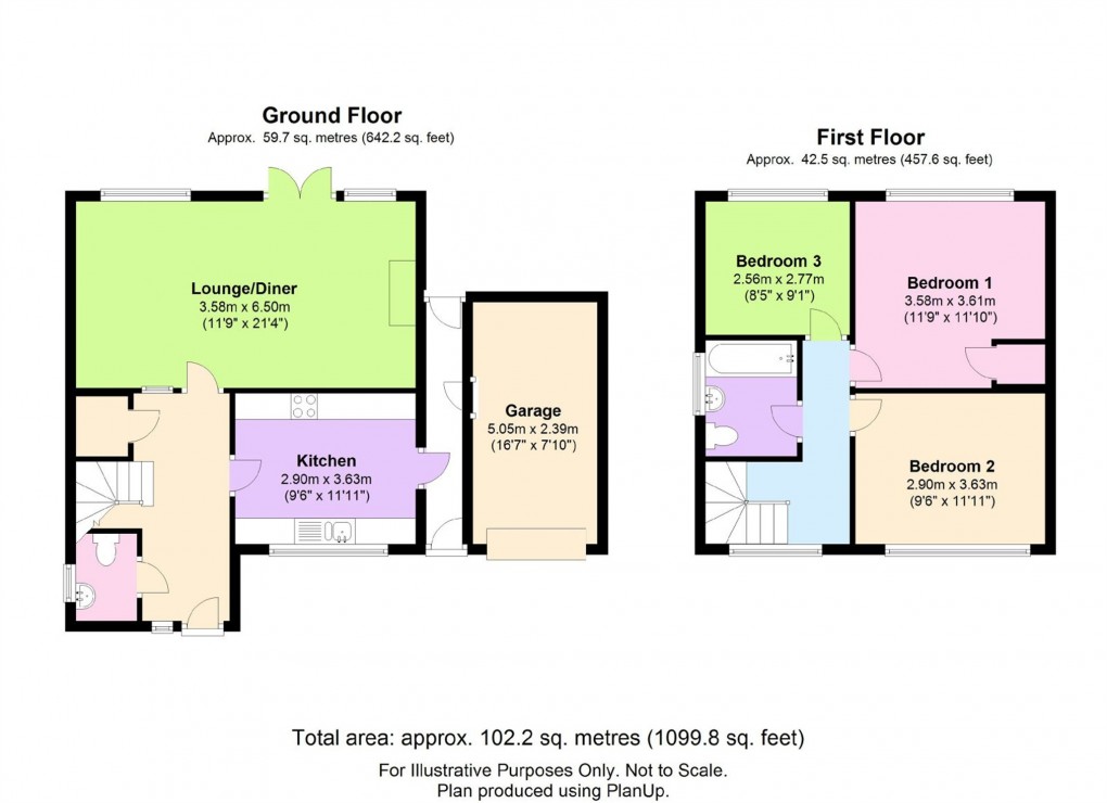 Floorplan for Highfield Road, Chipping Sodbury, South Gloucestershire