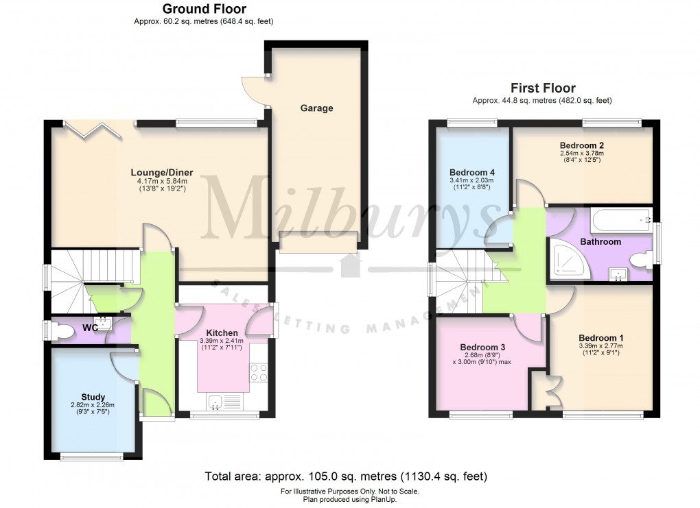 Floorplan for Templar Road, Yate, South Gloucestershire