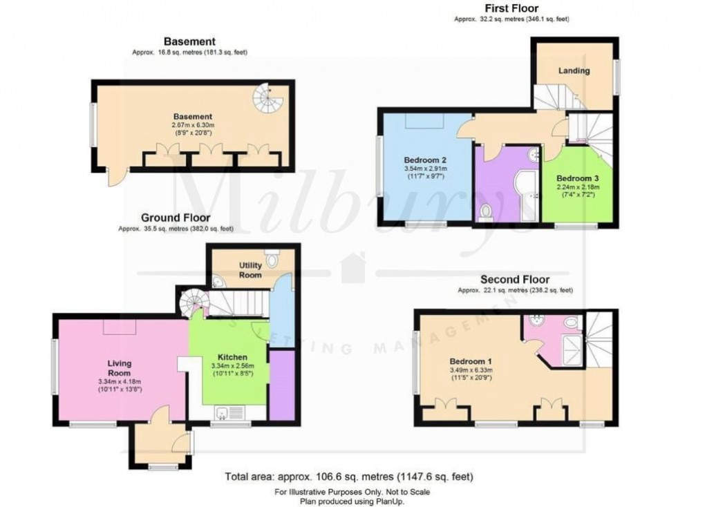 Floorplan for Gloucester Street, Wotton-under-Edge, Gloucestershire