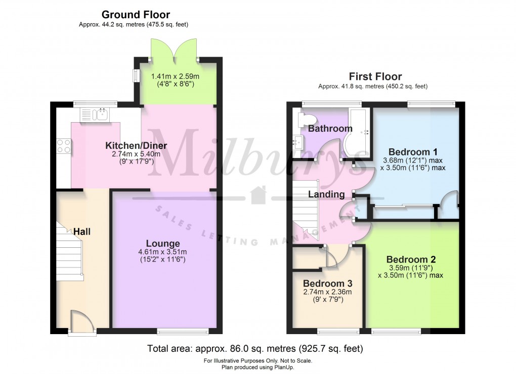 Floorplan for Blaisdon, Yate, South Gloucestershire