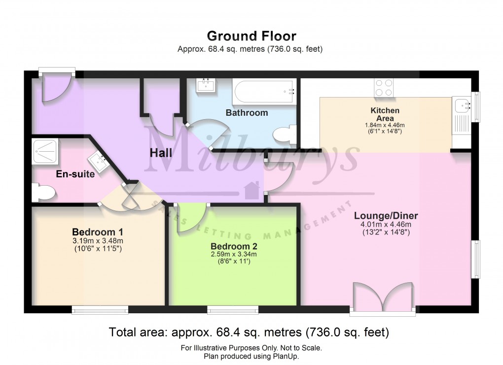 Floorplan for Normandy Drive, Yate, South Gloucestershire